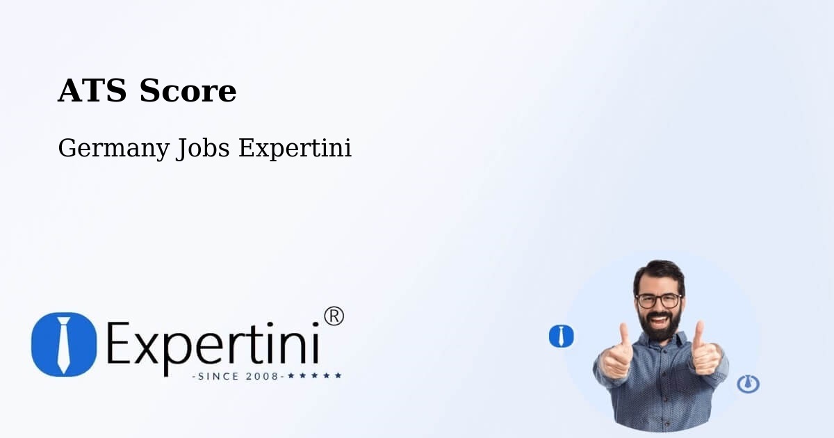 Resume ATS Score & Job Description Match Tool – Essen - Germany Jobs Expertini
