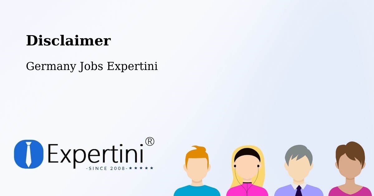 Disclaimer – Essen - Germany Jobs Expertini